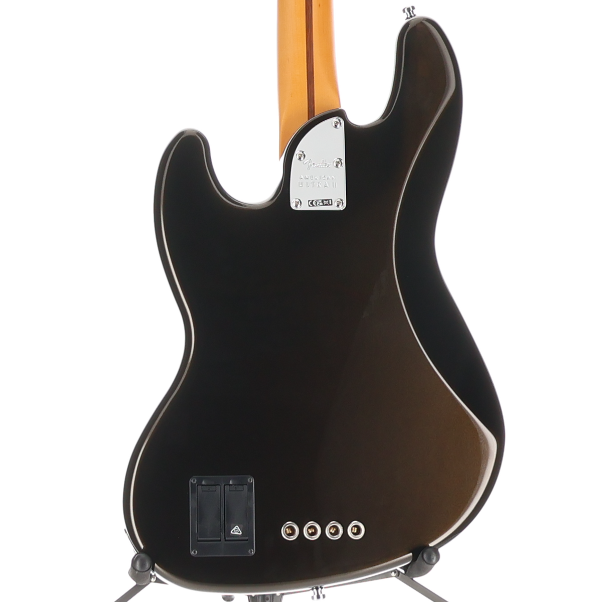 Fender American Ultra II Jazz Bass, Ebony Fingerboard, Texas Tea (X12) (08610)