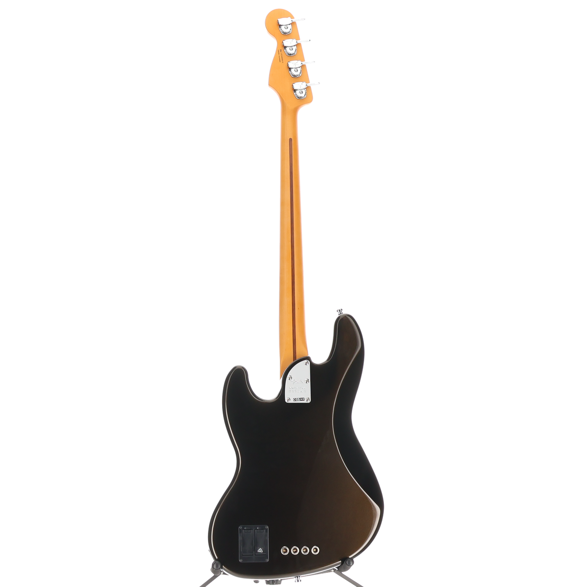 Fender American Ultra II Jazz Bass, Ebony Fingerboard, Texas Tea (X12) (08610)