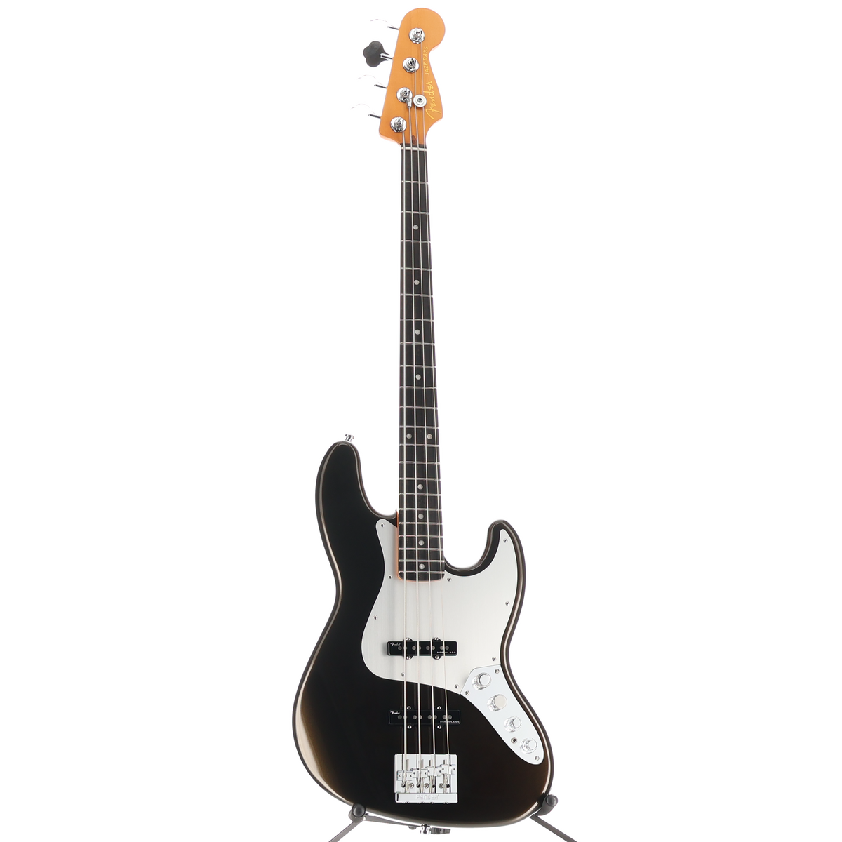 Fender American Ultra II Jazz Bass, Ebony Fingerboard, Texas Tea (X12) (08610)