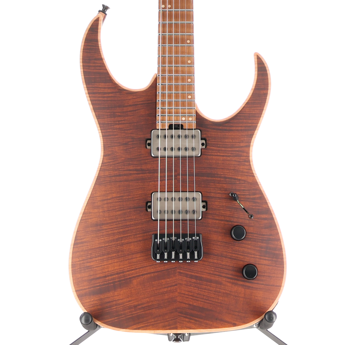 Jackson Custom Shop USA Signature Misha Mansoor Juggernaut HT6FM Satin Amber Tiger Eye (M5) (10890)