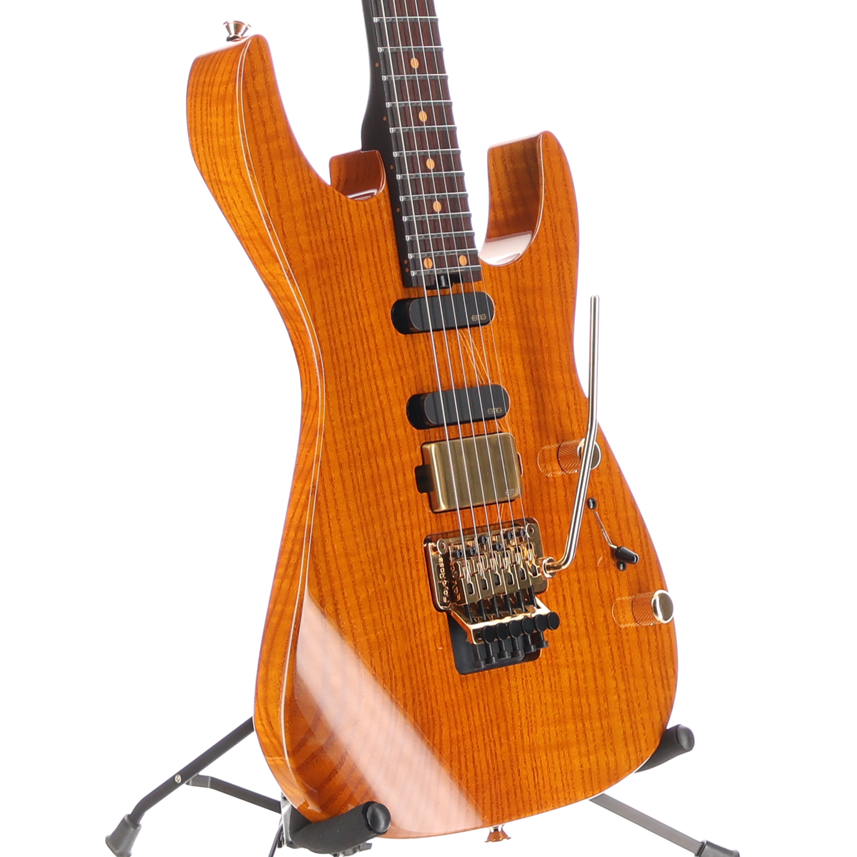 Jackson Custom Shop Custom Shop Masterbuilt "Big Rob" Build Dinky HSS Floyd Rose  Solid Rosewood Neck Sassafras body (V5) (K0104)