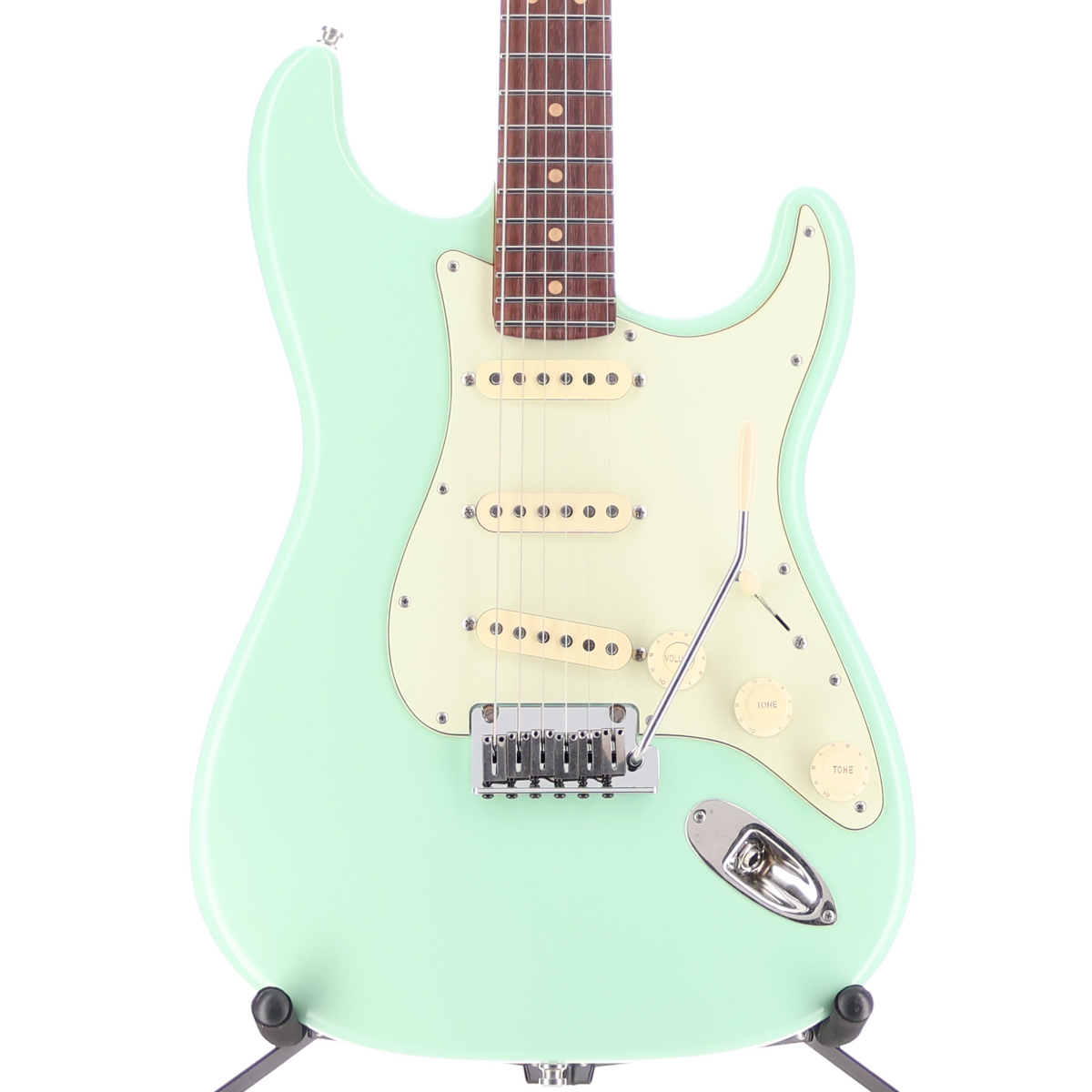 Fender Fender American Ultra Luxe Vintage '60s Stratocaster, Surf Green (2021) (D9) (02021)