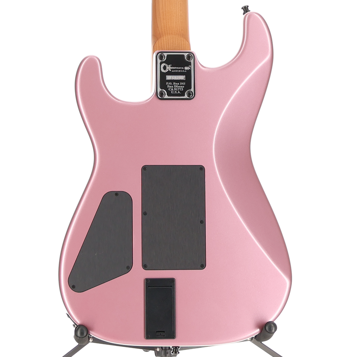 Charvel Custom Shop Custom Shop Electric Guitar San Dimas HSS FR Burgundy Mist Metallic (RC2) (16805)