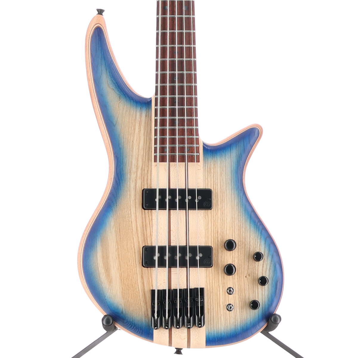 Jackson Pro Series Spectra Bass SBA V, Caramelized Jatoba Fingerboard, Blue Burst (E12) (22957)