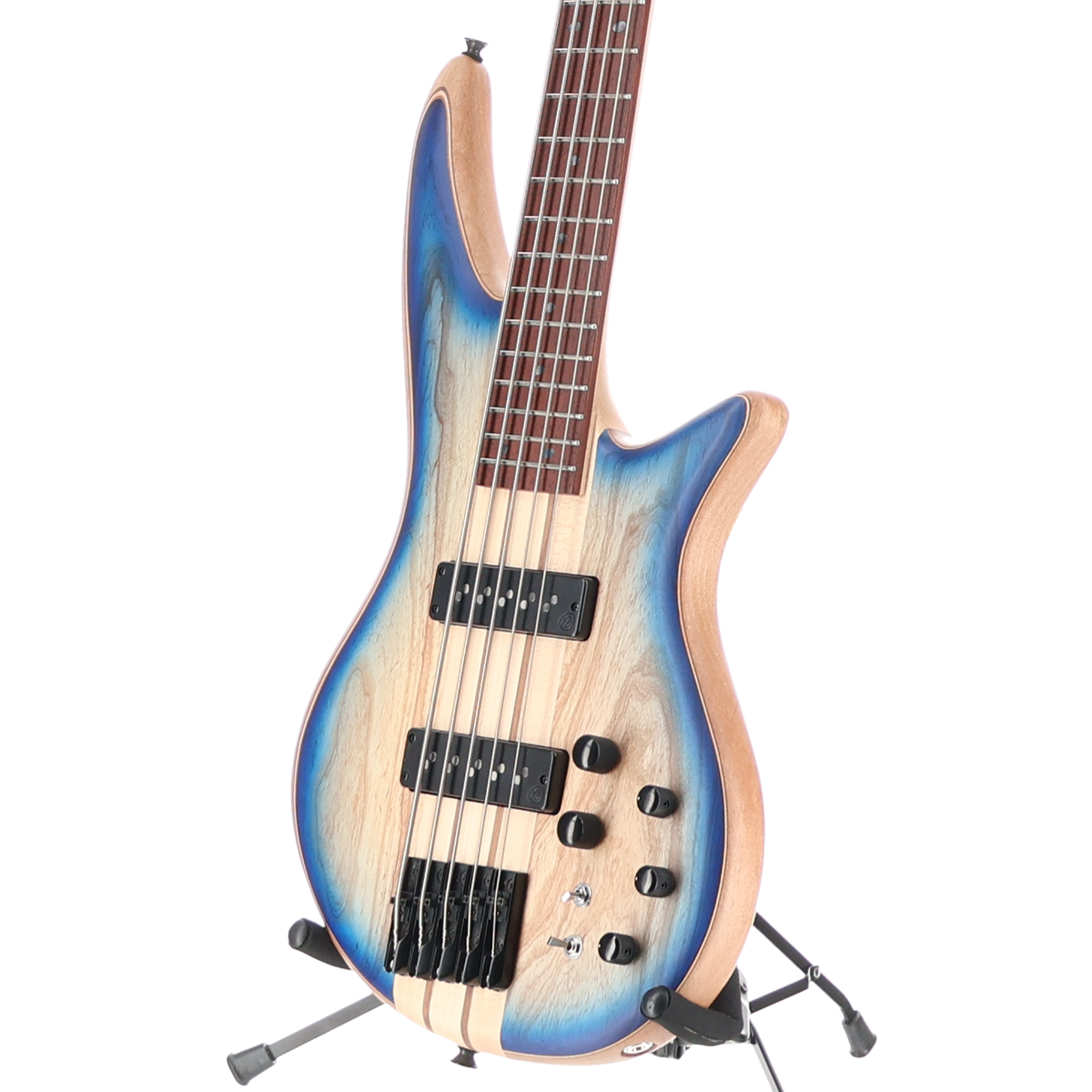 Jackson Pro Series Spectra Bass SBA V, Caramelized Jatoba Fingerboard, Blue Burst (H12) (40220)