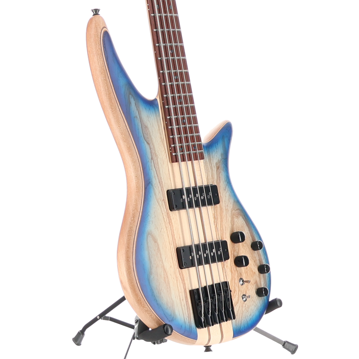 Jackson Pro Series Spectra Bass SBA V, Caramelized Jatoba Fingerboard, Blue Burst (H12) (40220)
