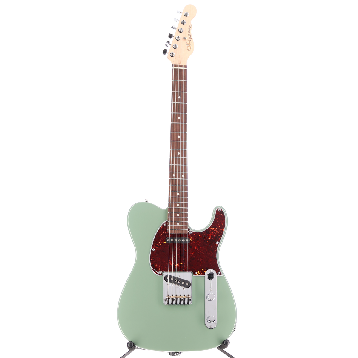 G&L Fullerton Deluxe ASAT Classic Electric Guitar Macha Green (SR) (06040)