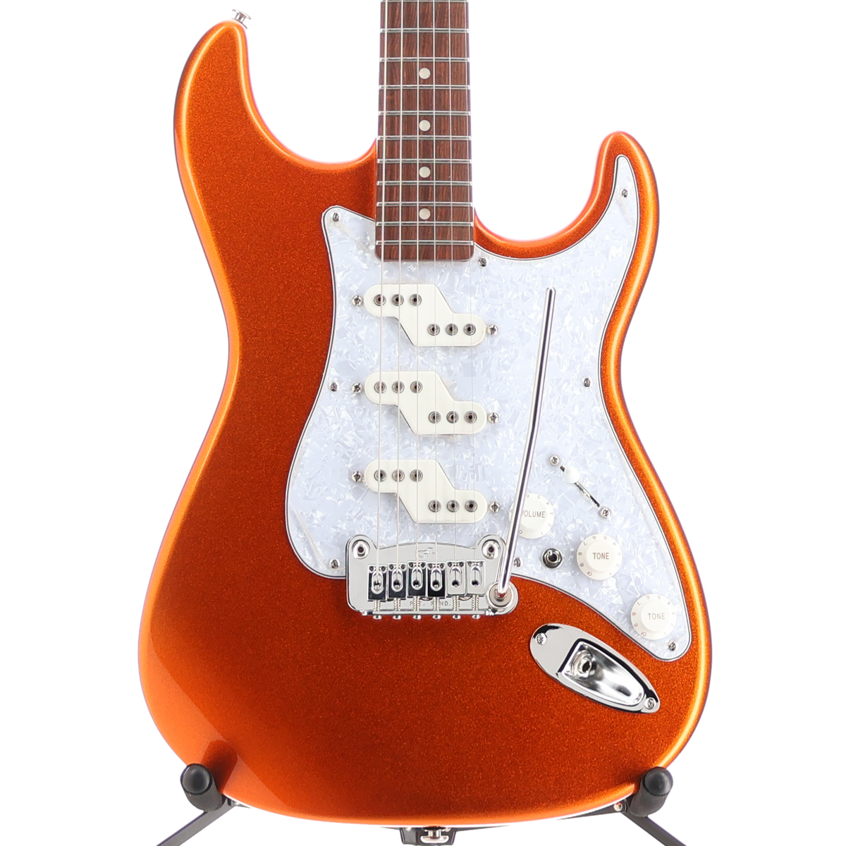 G&L Fullerton Deluxe Comanche Electric Guitar Orange Sparkle (AA6) (07279)