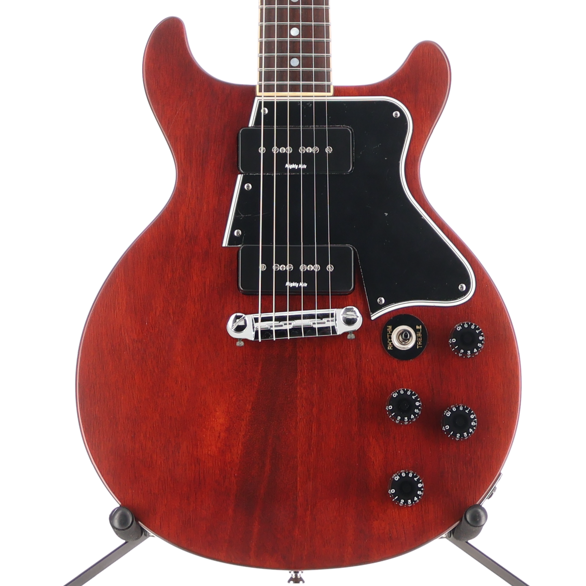 Epiphone Inspired by Gibson Custom 1960 Les Paul Special Double Cut Reissue Cherry Red - Mighty Mite MOD (SR) (59067)