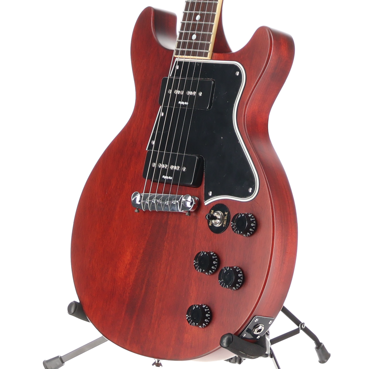 Epiphone Inspired by Gibson Custom 1960 Les Paul Special Double Cut Reissue Cherry Red - Mighty Mite MOD (SR) (59067)