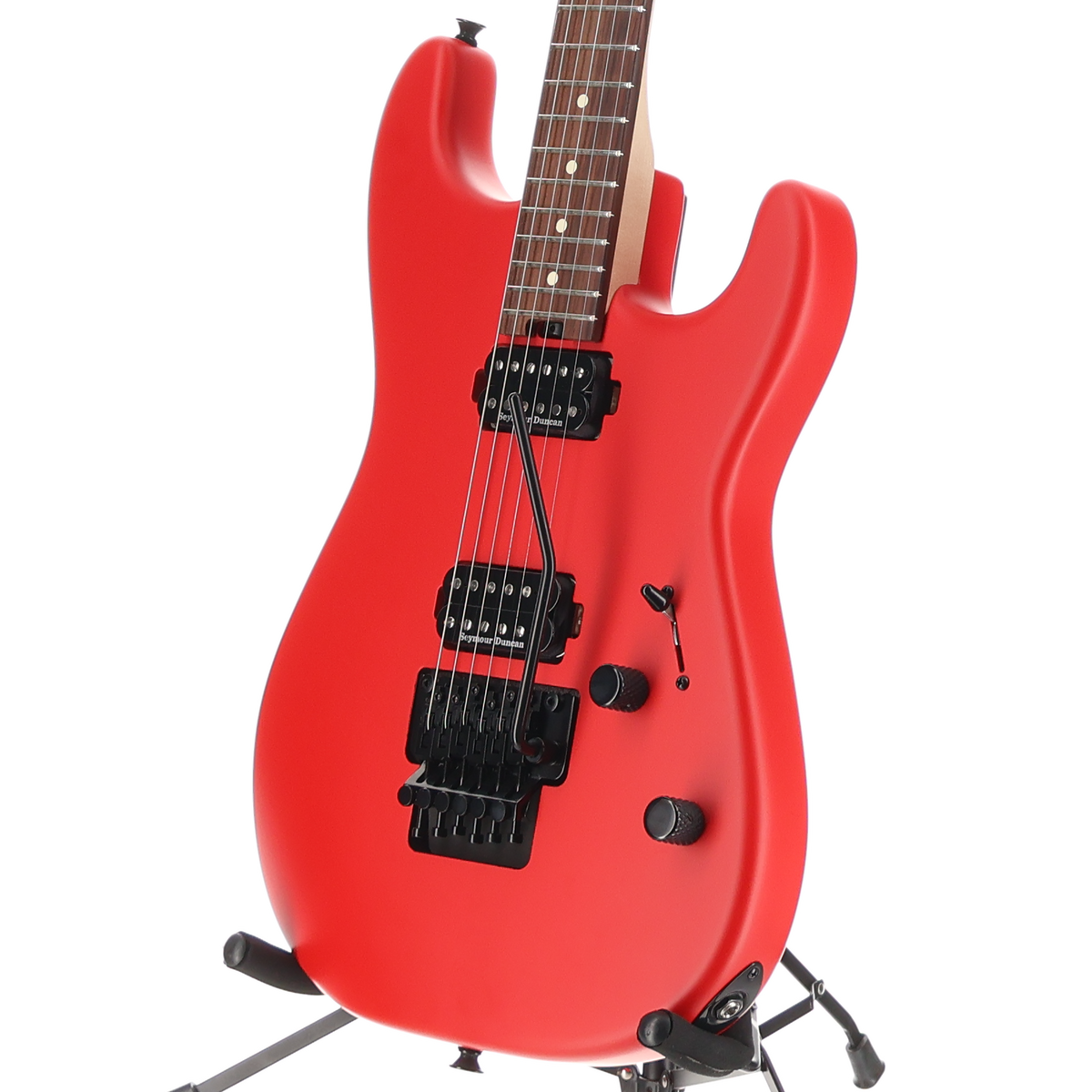 Charvel Pro-Mod San Dimas Style 1 HH FR RW, Rosewood Fingerboard, Satin Ferrari Red (V7) (54086)