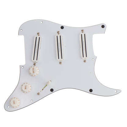 Seymour Duncan Triple Rails Loaded Pickguard - White