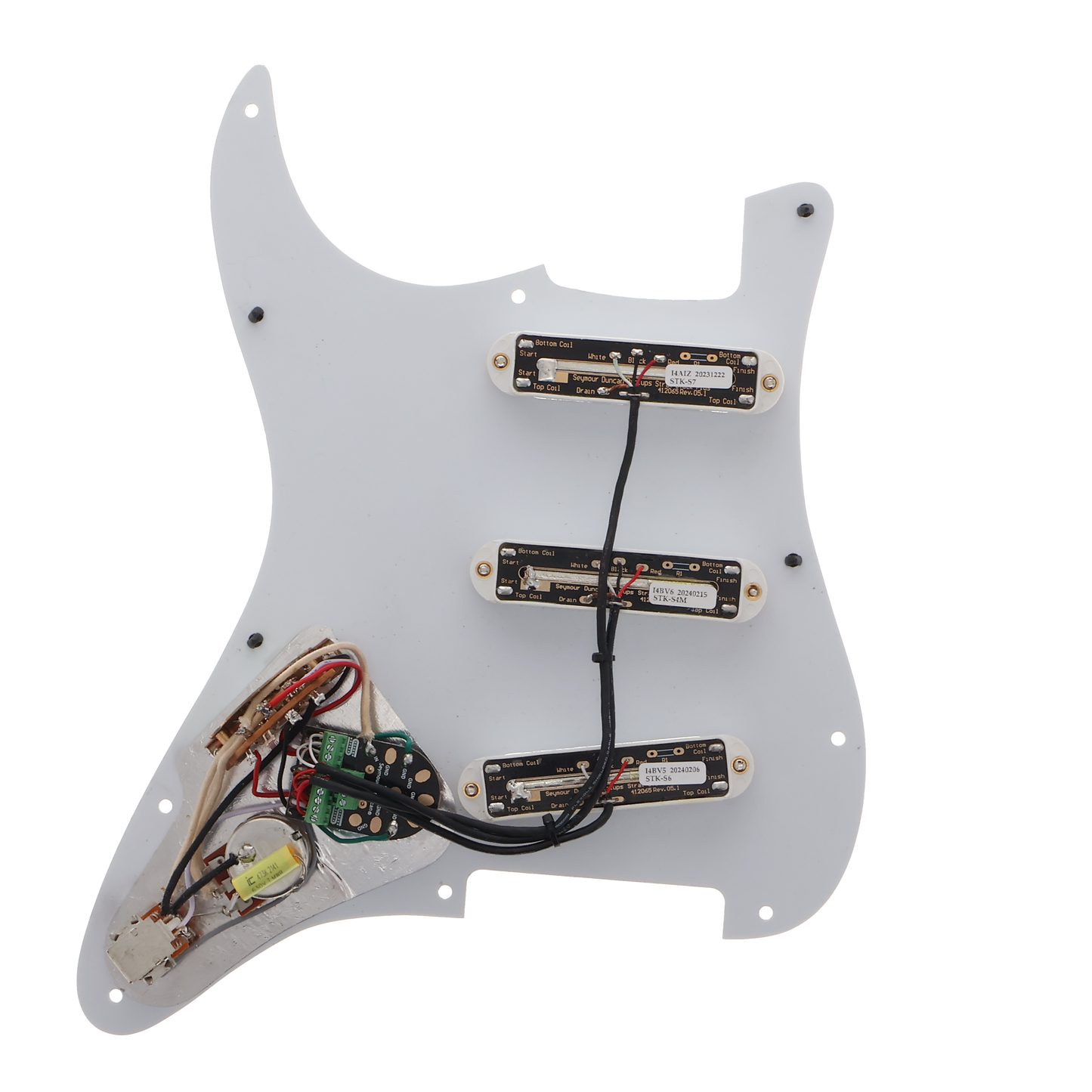 Seymour Duncan Classic Stack Loaded Pickguard - White