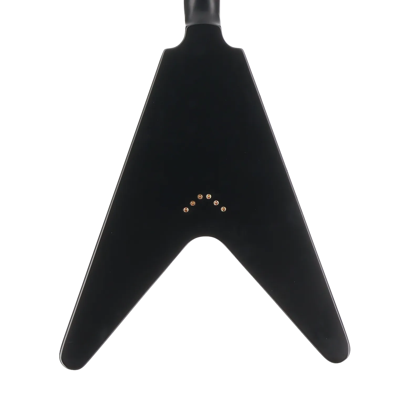 1958 Korina Explorer - Inspired by Gibson - Black Custom Paint with Burstbucker Set (T4) (39038)