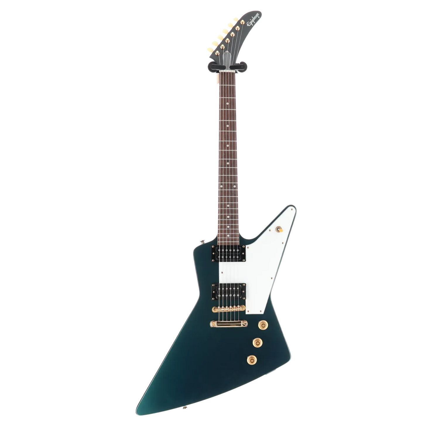 1958 Korina Explorer - Inspired by Gibson - Emerald Green Custom Paint with Burstbucker Set (I1) (79128)