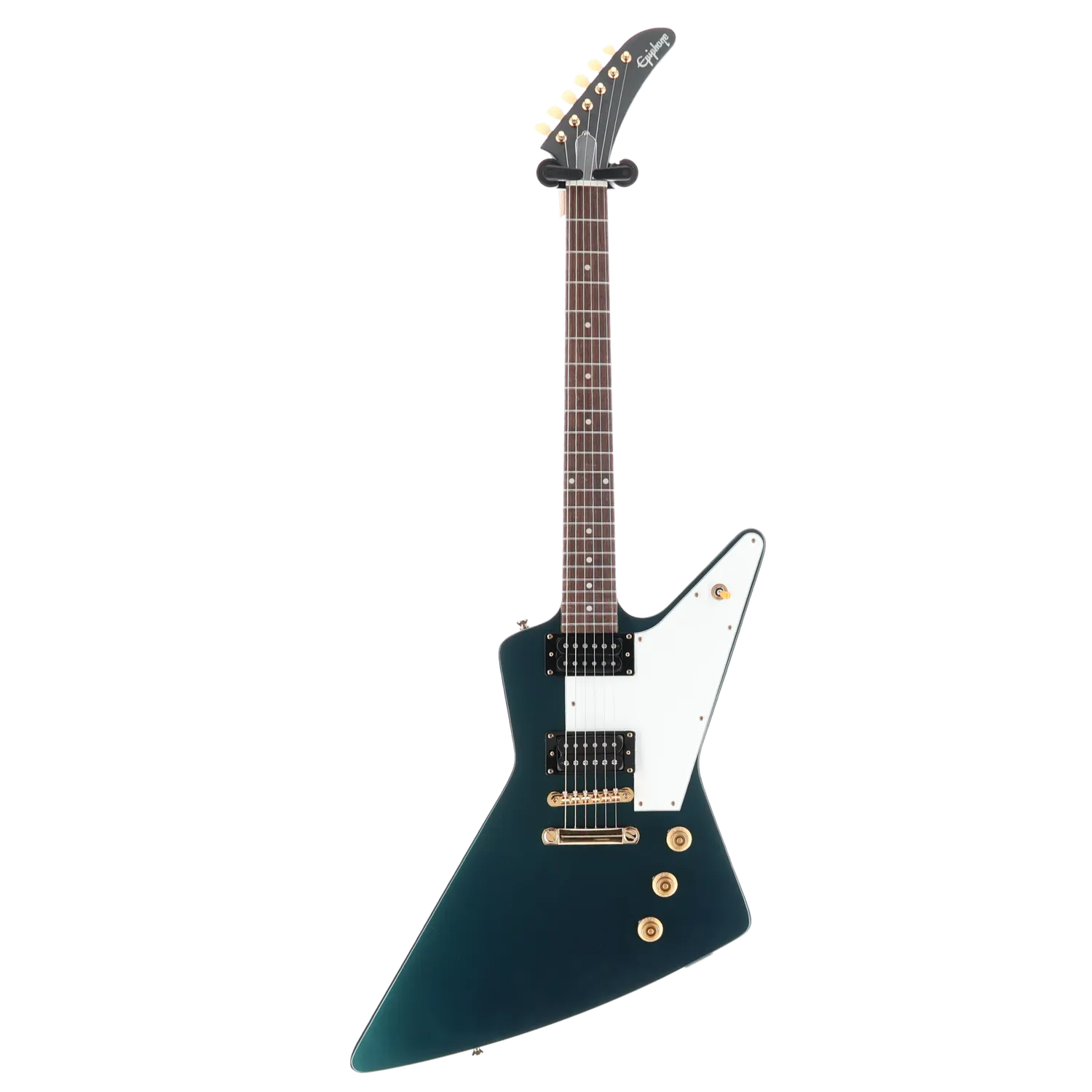 1958 Korina Explorer - Inspired by Gibson - Emerald Green Custom Paint with Burstbucker Set (I1) (79128)