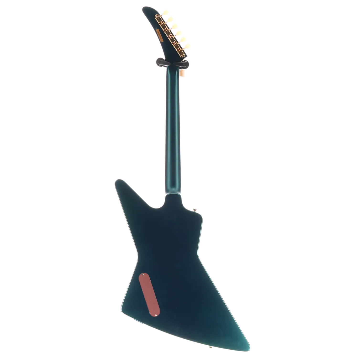 1958 Korina Explorer - Inspired by Gibson - Emerald Green Custom Paint with Burstbucker Set (I1) (79128)