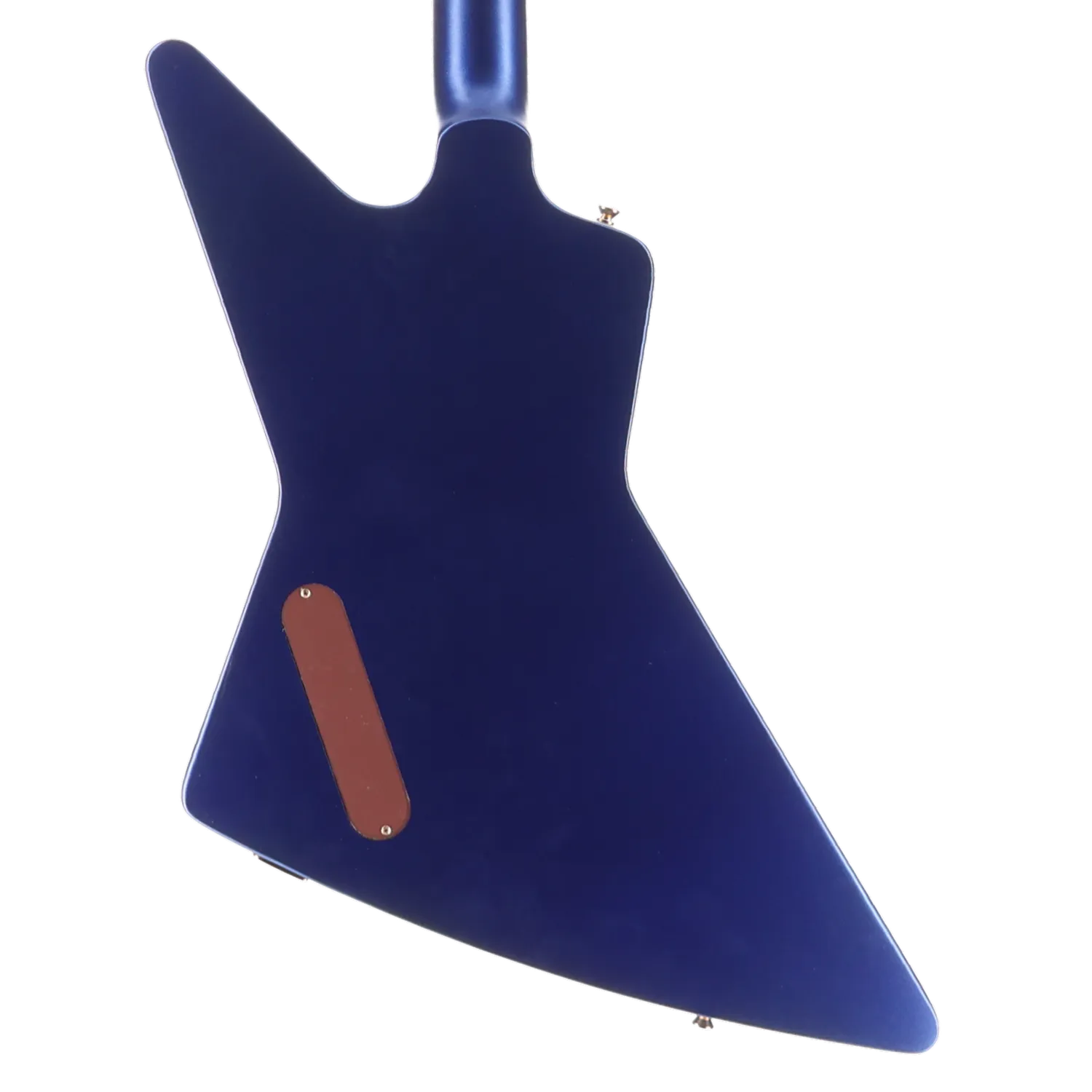 1958 Korina Explorer - Inspired by Gibson - Lapis Blue Custom Paint with Burstbucker Set (RC2) (79219)