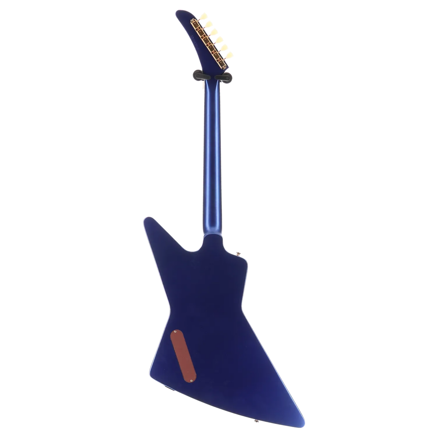 1958 Korina Explorer - Inspired by Gibson - Lapis Blue Custom Paint with Burstbucker Set (RC2) (79219)