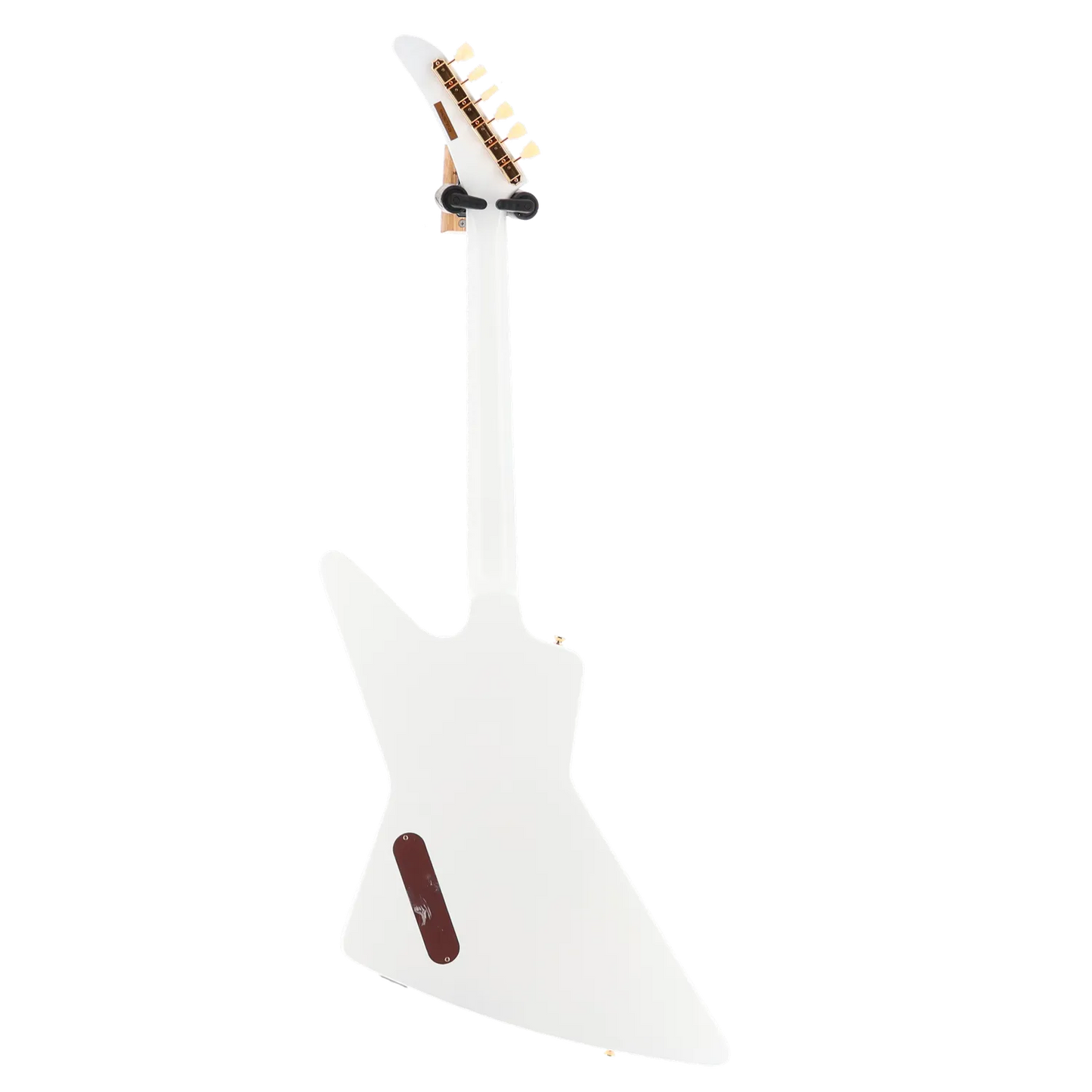 1958 Korina Explorer - Inspired by Gibson - White Custom Paint with Burstbucker Set (RC2) (79129)