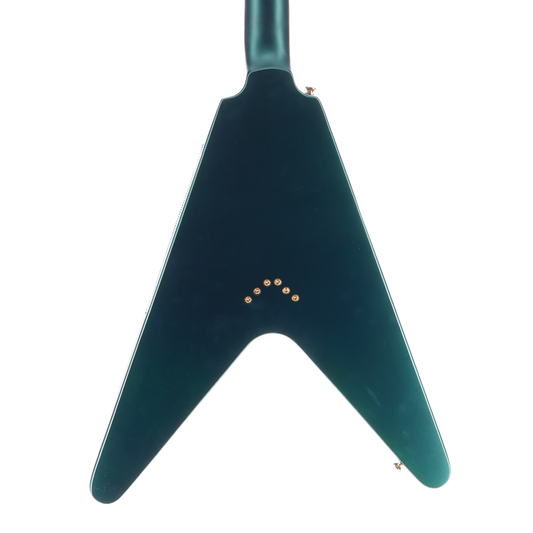 1958 Korina Flying V, Custom Paint, Gibson Burstbucker Pickups (RC2) (79142)