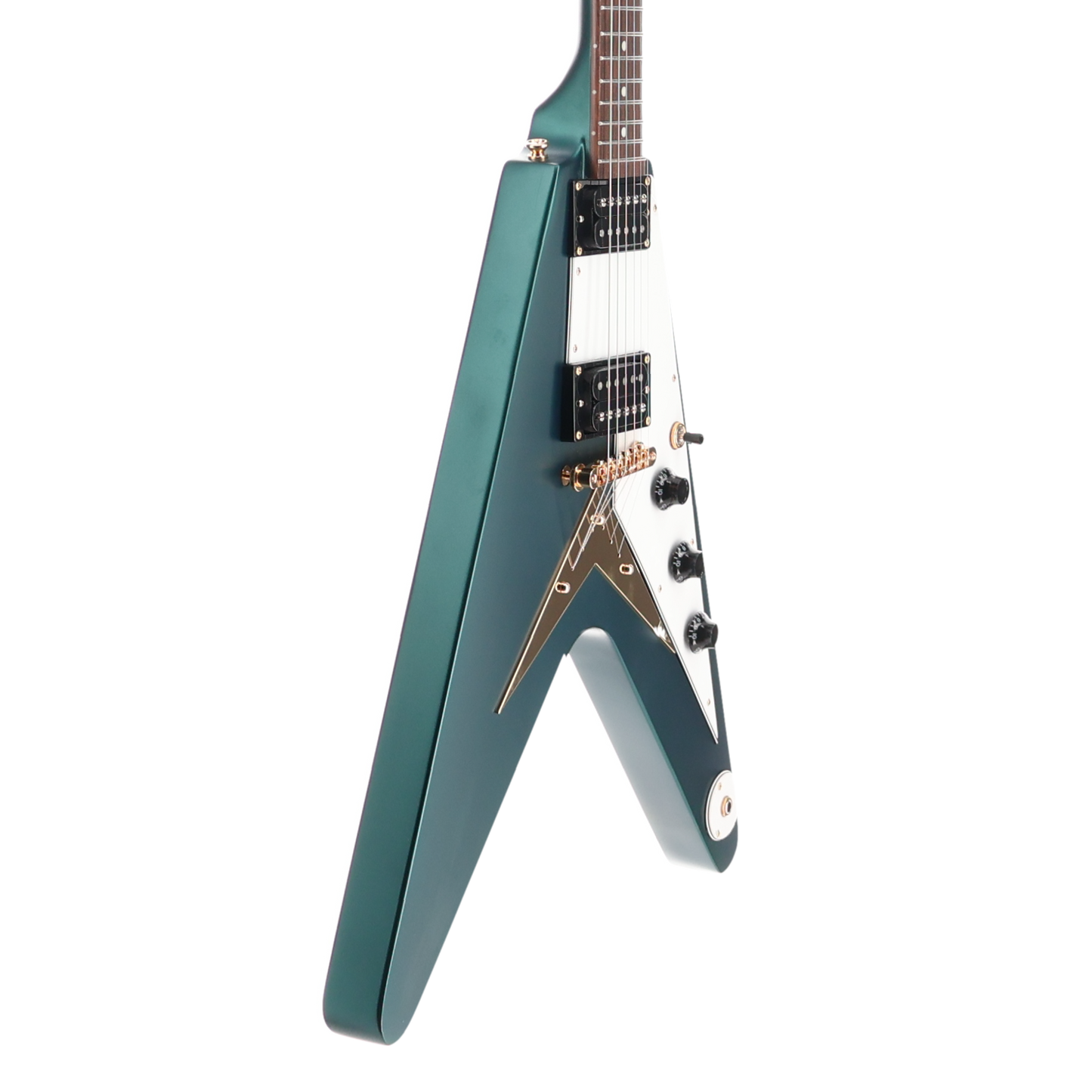 1958 Korina Flying V, Custom Paint, Gibson Burstbucker Pickups (RC2) (79142)