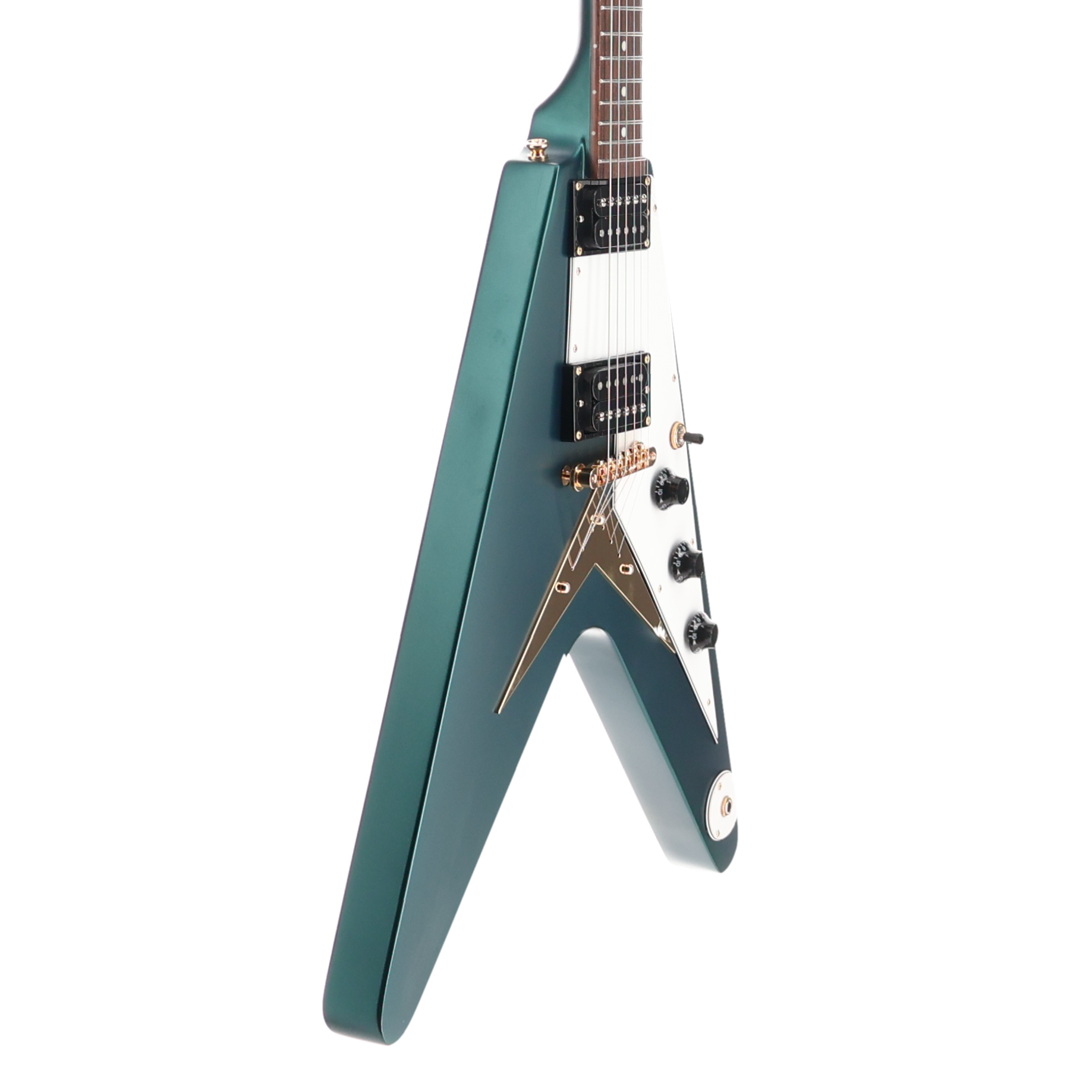 1958 Korina Flying V, Custom Paint, Gibson Burstbucker Pickups (RC2) (79142)