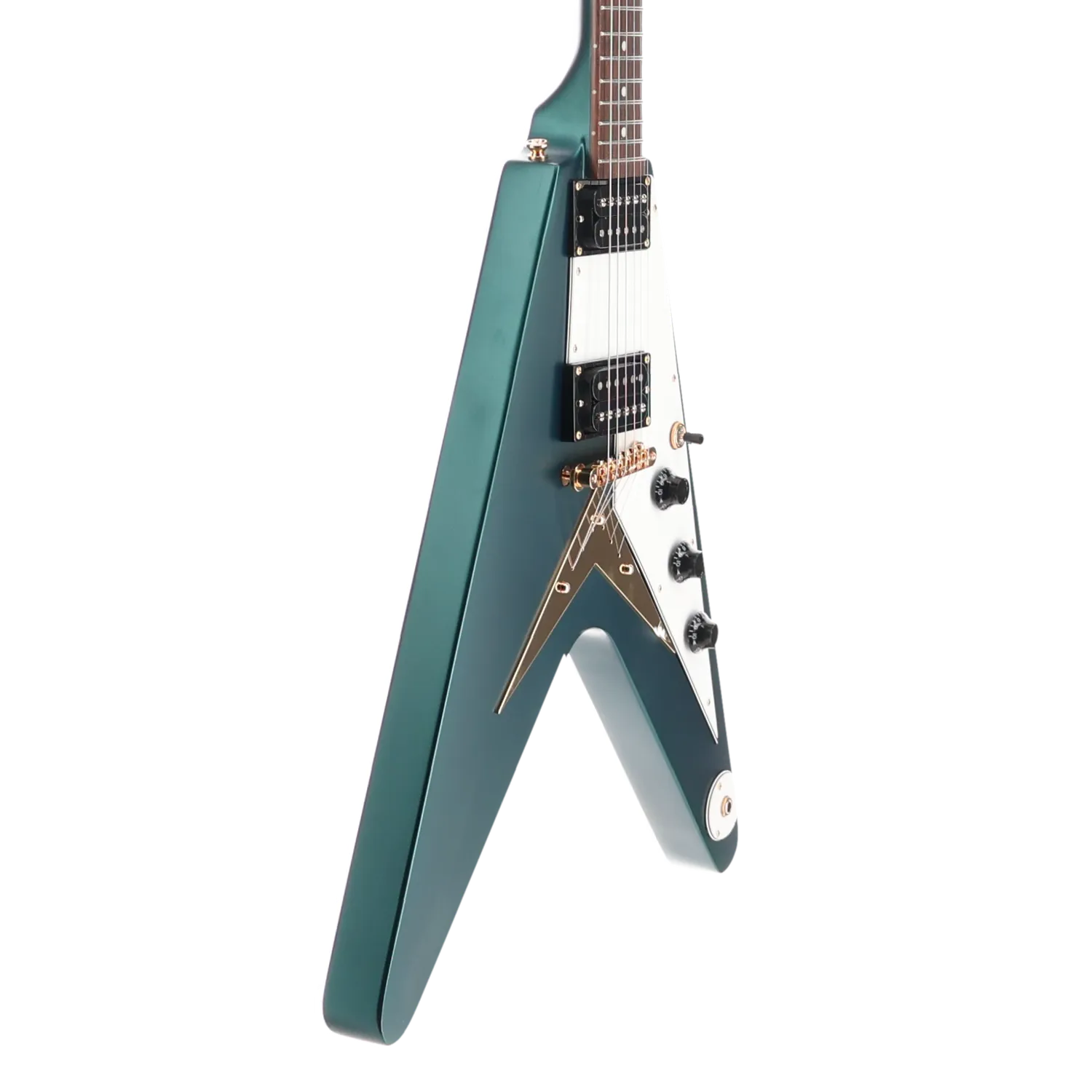 1958 Korina Flying V, Custom Paint, Gibson Burstbucker Pickups (RC2) (79142)