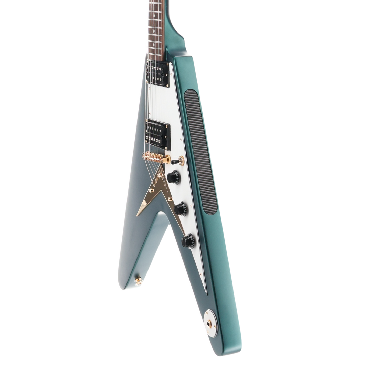 1958 Korina Flying V, Custom Paint, Gibson Burstbucker Pickups (RC2) (79142)