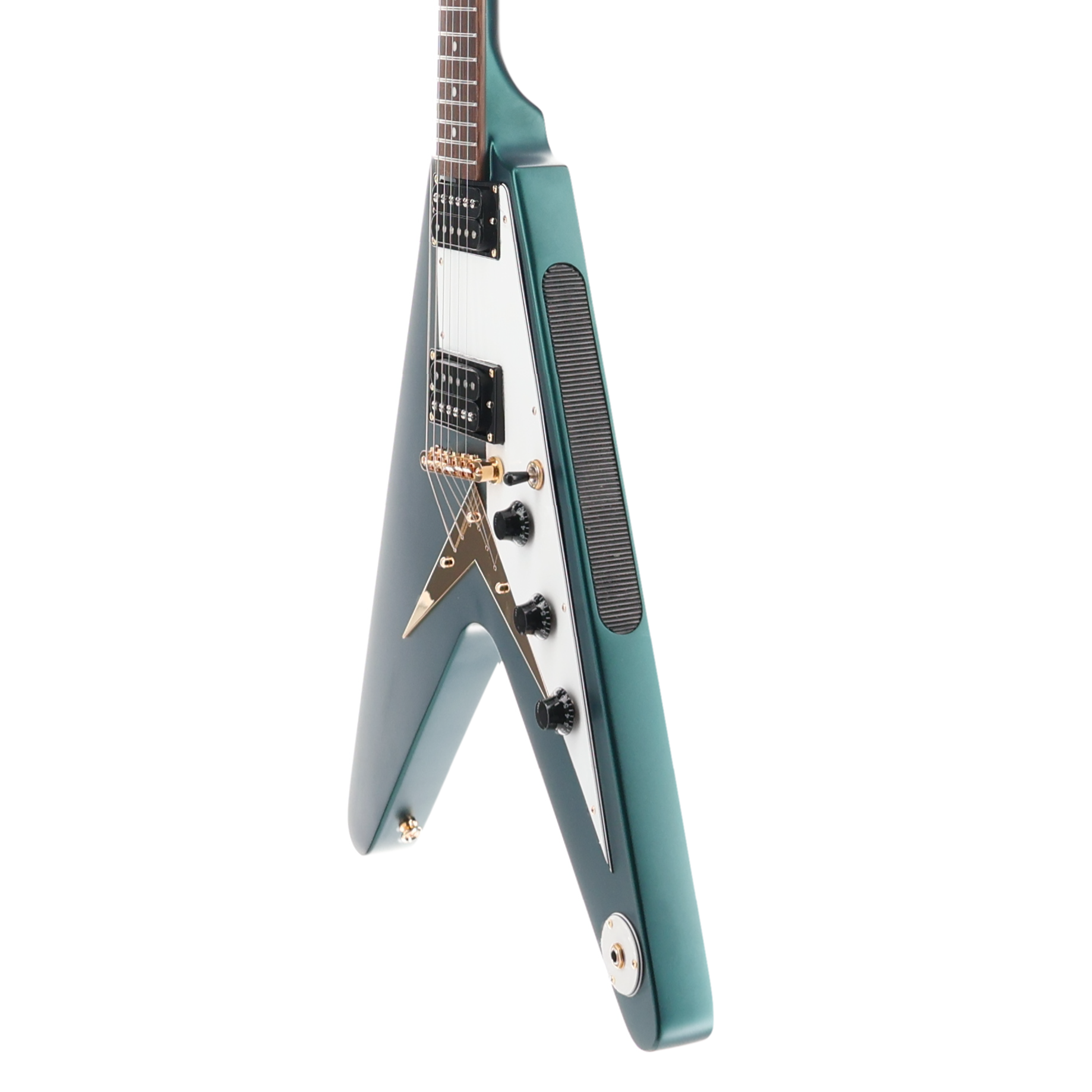 1958 Korina Flying V, Custom Paint, Gibson Burstbucker Pickups (RC2) (79142)