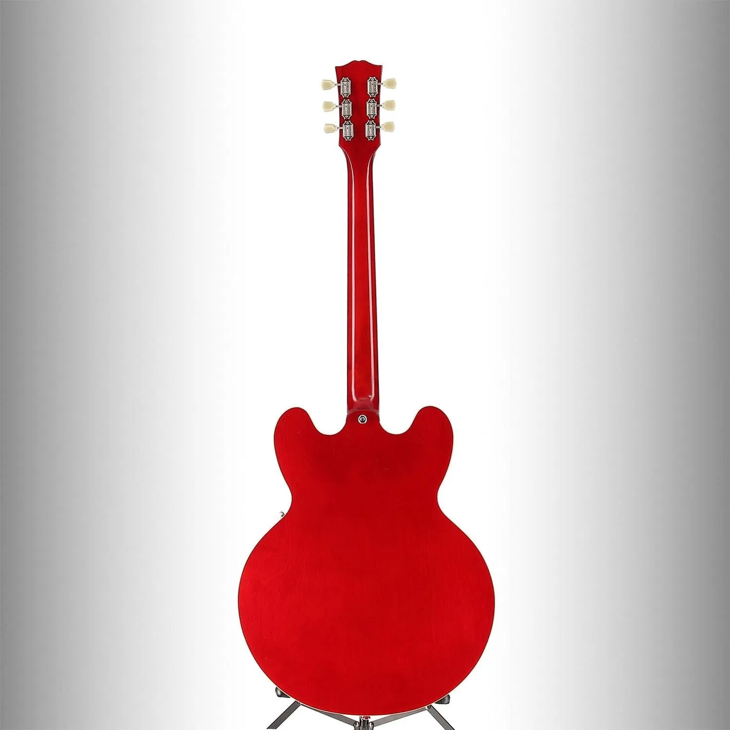 1962 ES-335 Reissue Sixties Cherry Modified with Seymour Duncan Pearly Gates Bridge Humbucker Raw Nickel w/ Tortoise Shell and Jazz Neck Pickup (99030)