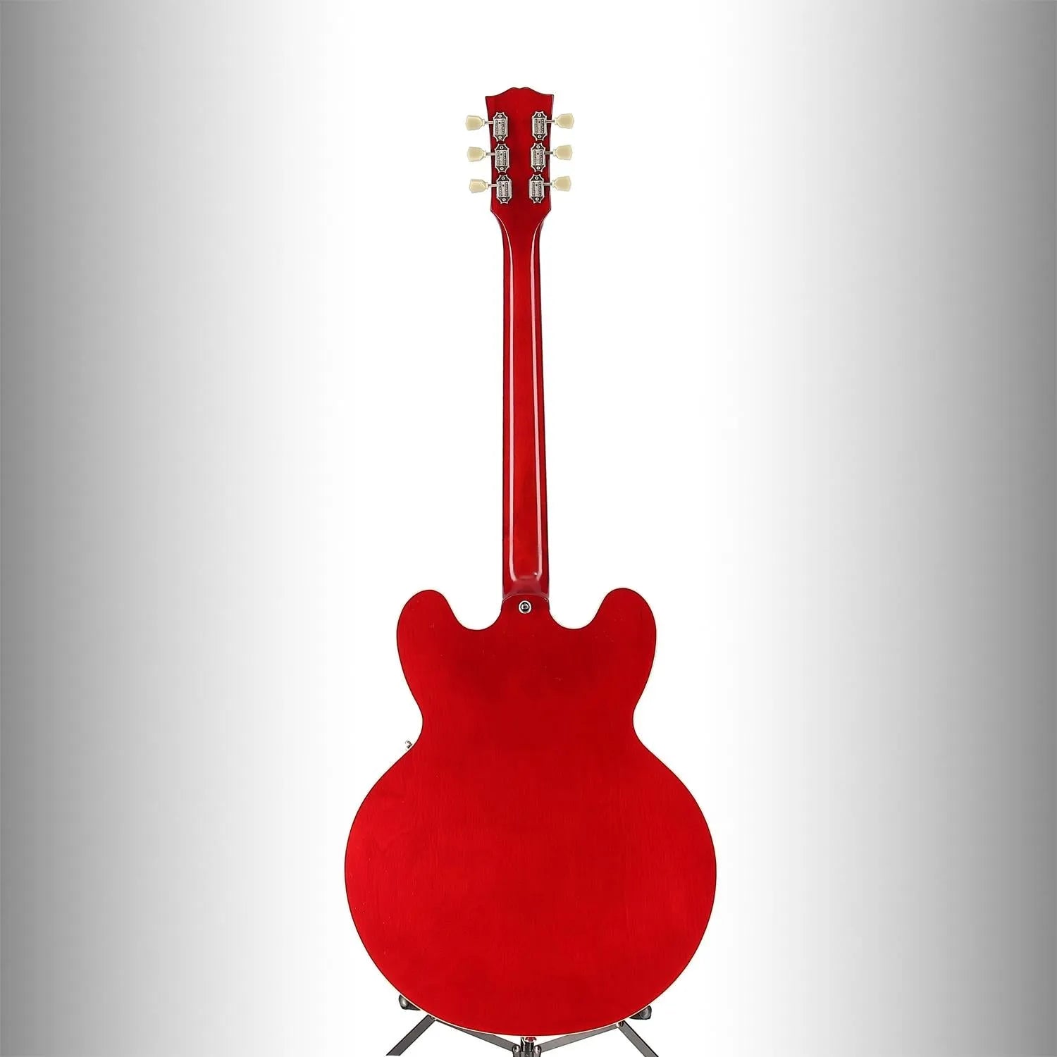 1962 ES-335 Reissue Sixties Cherry Modified with Seymour Duncan Pearly Gates Bridge Humbucker Raw Nickel w/ Tortoise Shell and Jazz Neck Pickup (99030)