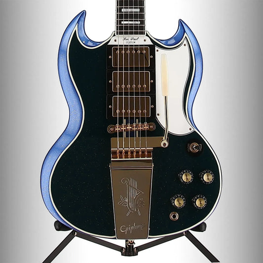 1963 Les Paul Sg Custom - Sherwood Gold Flake Custom Paint (99119)