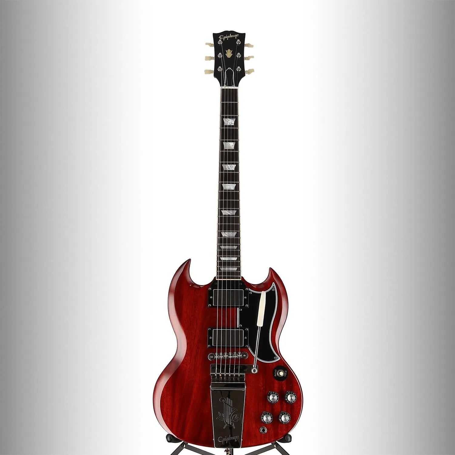 1964 SG Standard Reissue - Cherry Red Modified with Gibson USA Tony Iommi Signature Humbuckers (RC1) (09033)