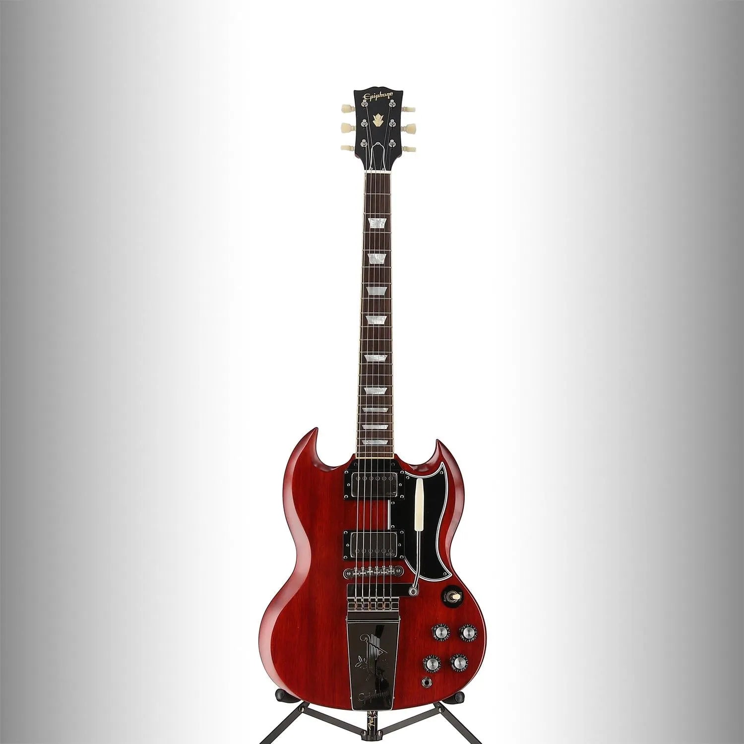 1964 SG Standard Reissue with Maestro Vibrola Cherry Red with EMG 66/57 Pickup Set Mod (D10) (99054)