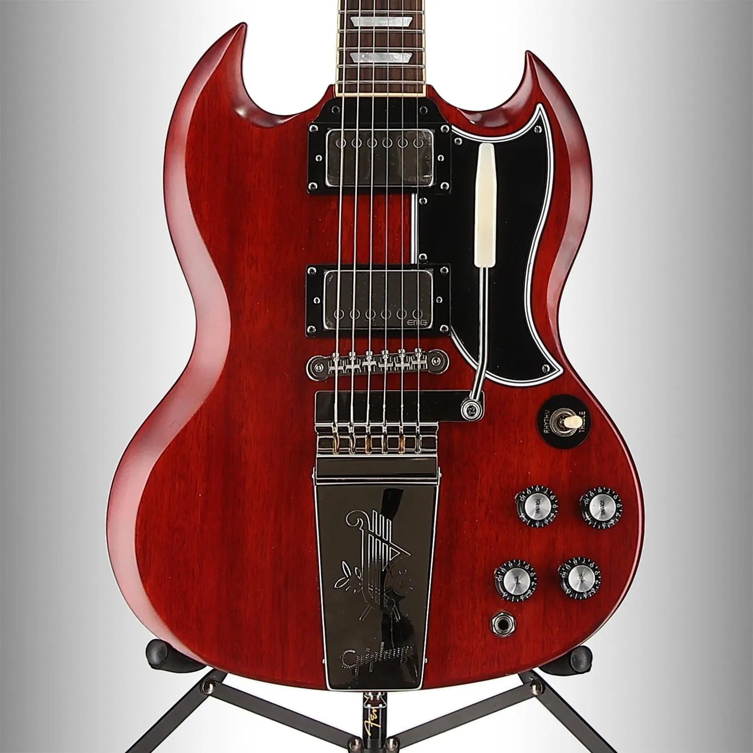 1964 SG Standard Reissue with Maestro Vibrola Cherry Red with EMG 66/57 Pickup Set Mod (D10) (99054)