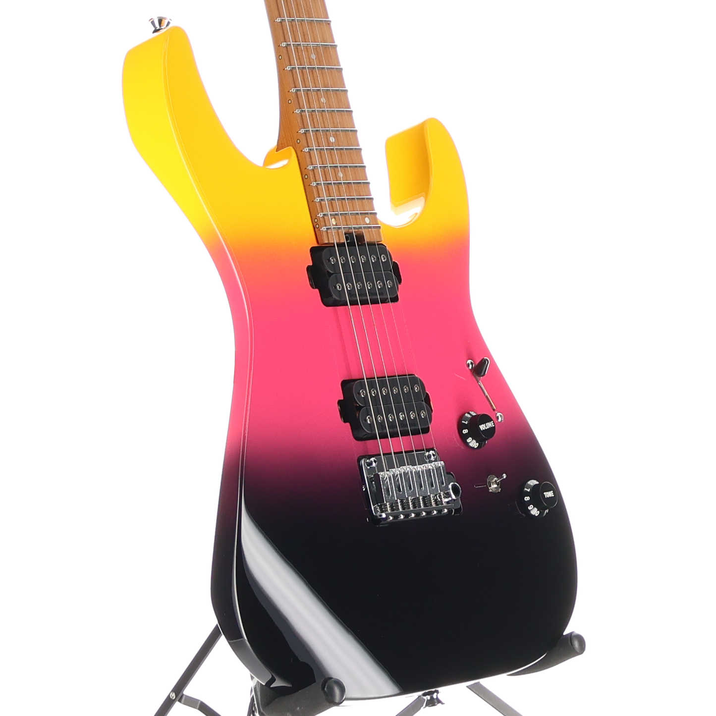 Charvel Pro-Mod DK24 HH 2PT CM, Caramelized Maple Fingerboard, Malibu Sunset (RP) (11500)