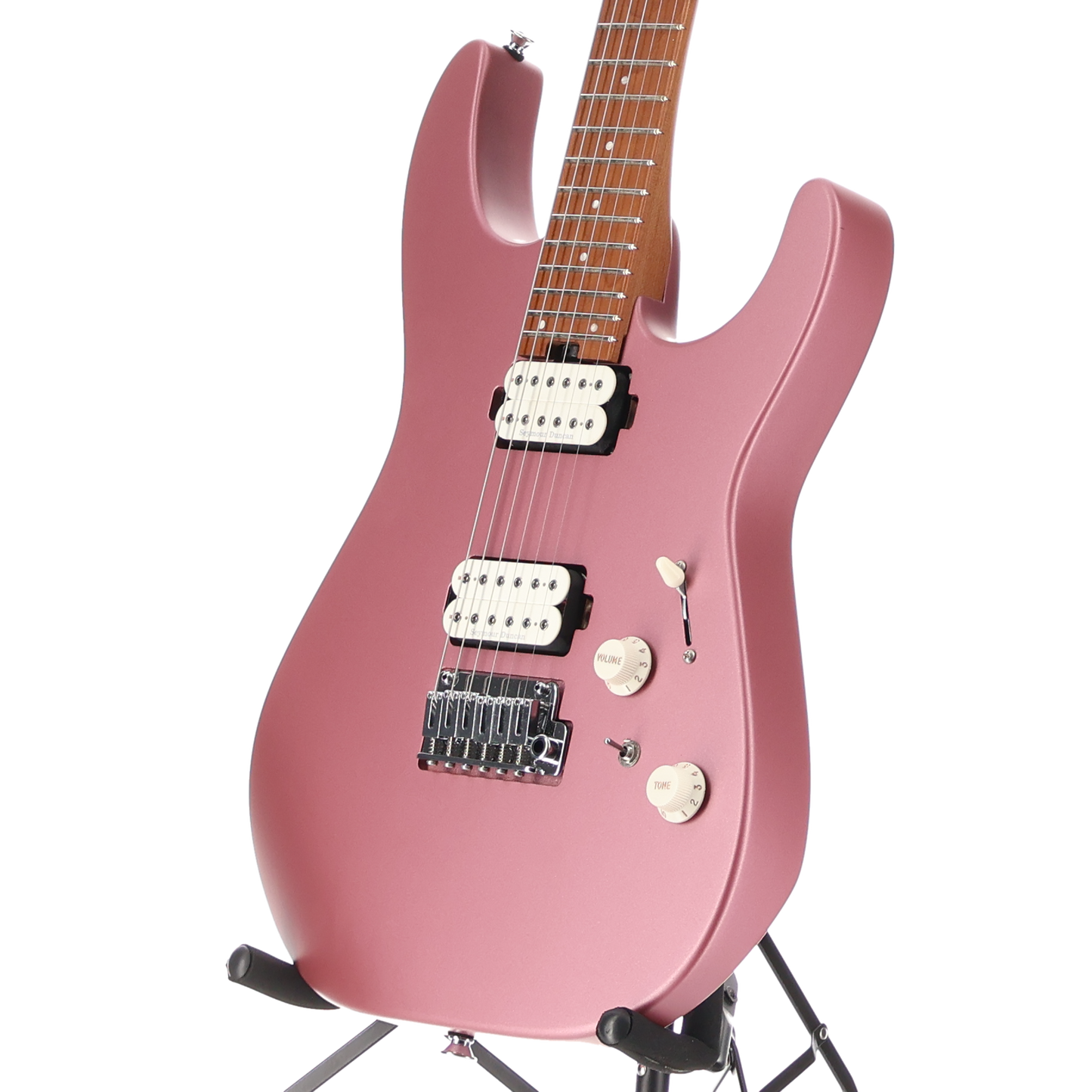 Charvel Pro-Mod DK24 HH 2PT CM, Caramelized Maple Fingerboard, Satin Burgundy Mist (RP) (11519)