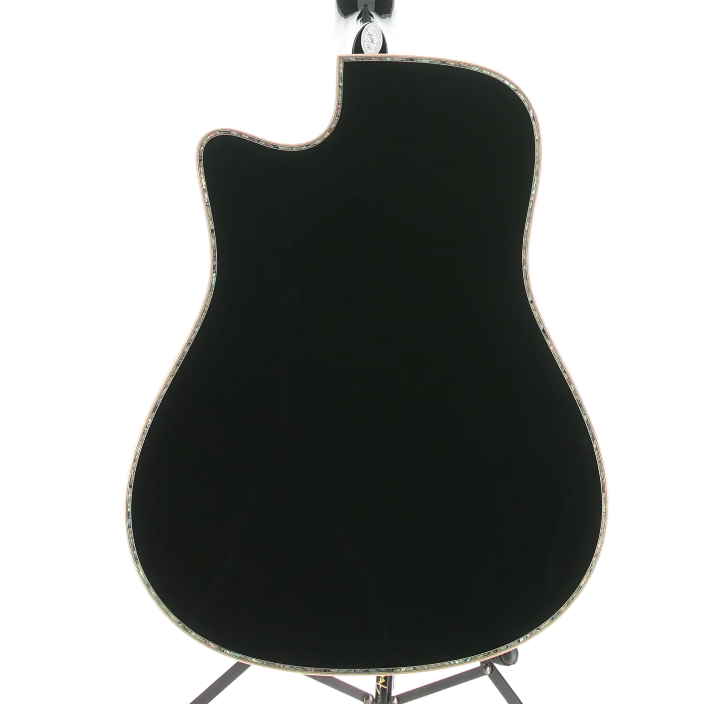 6-string Acoustic-electric with Maple Top, Maple Back and Sides, Mahogany Neck, and Ebony Fingerboard - Black (W3) (00130)