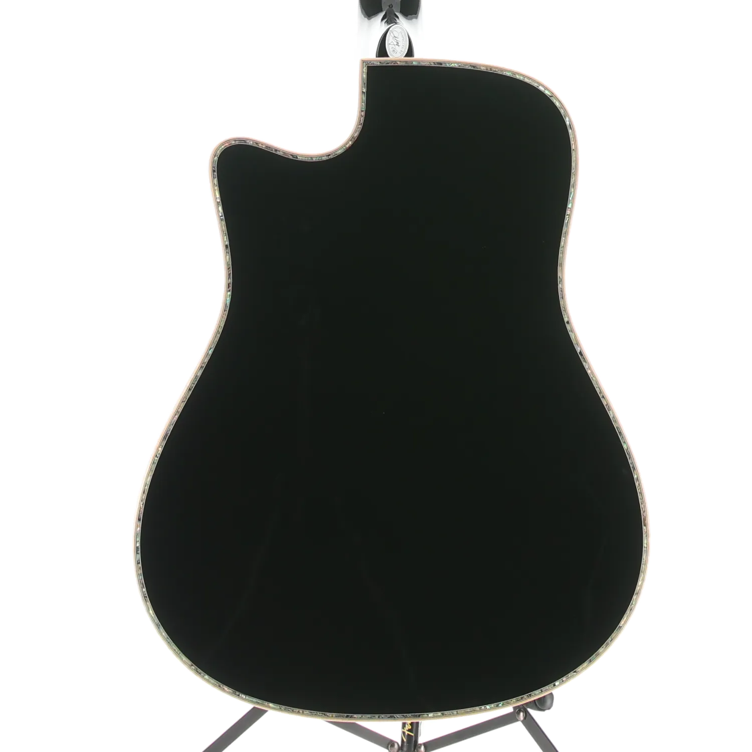 6-string Acoustic-electric with Maple Top, Maple Back and Sides, Mahogany Neck, and Ebony Fingerboard - Black (W3) (00130)