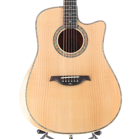 6-string Acoustic-electric with Maple Top, Maple Back and Sides, Mahogany Neck, and Ebony Fingerboard - Flame Maple (P) (00008)