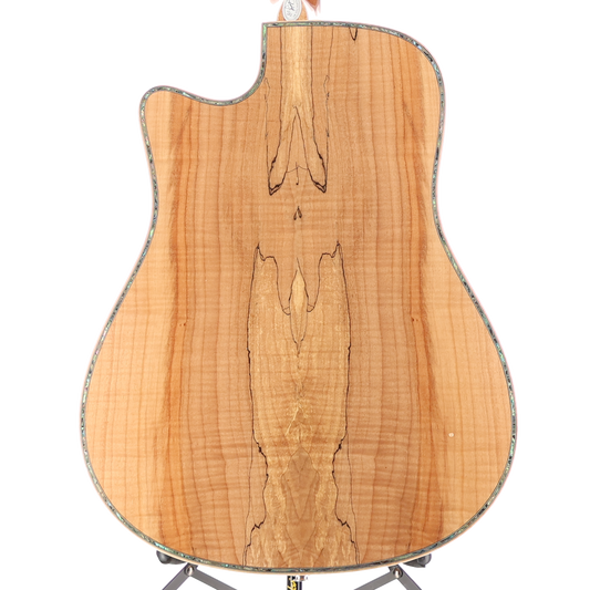 6-string Acoustic-electric with Maple Top, Maple Back and Sides, Mahogany Neck, and Ebony Fingerboard - Spalted Maple (P) (00009)