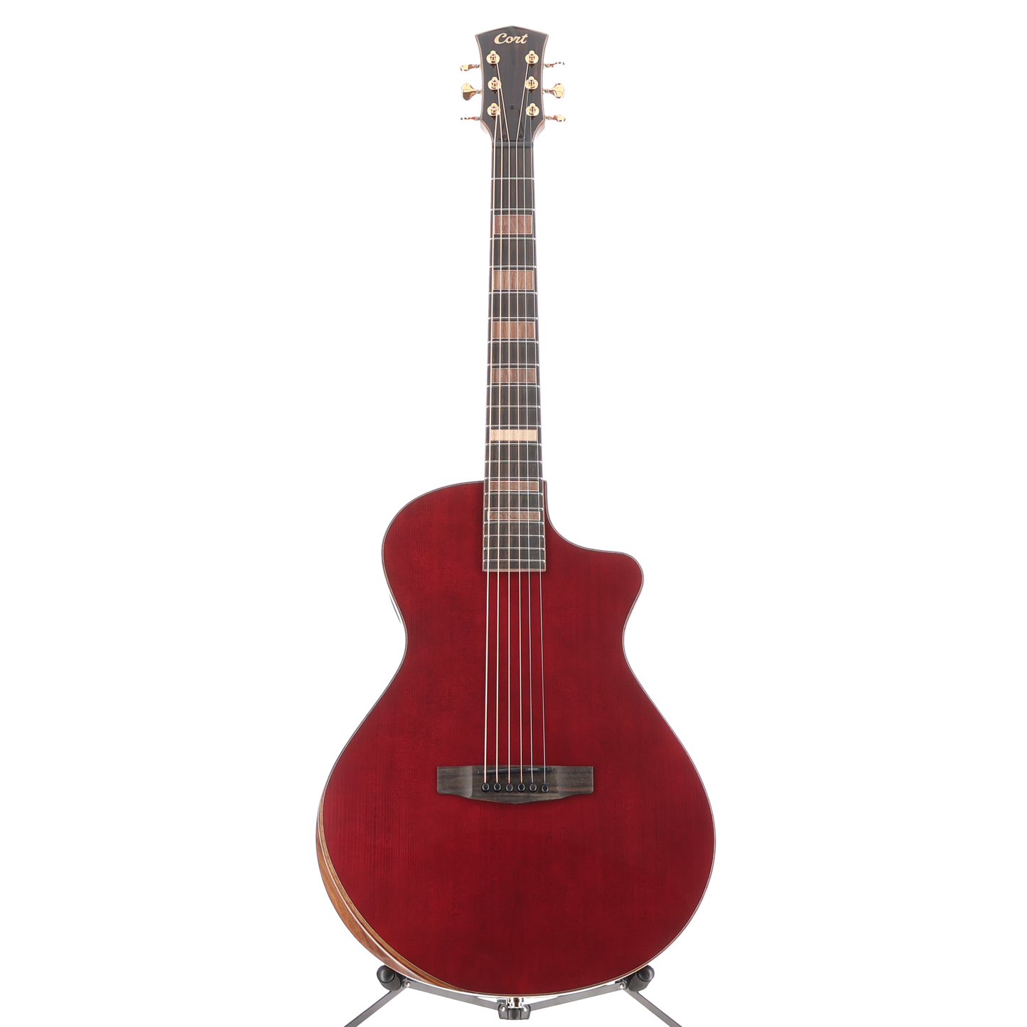 Cort Modern Burgundy -Trans Burgundy Acoustic Electric Guitar - Transparent Burgundy (I11) (49005)