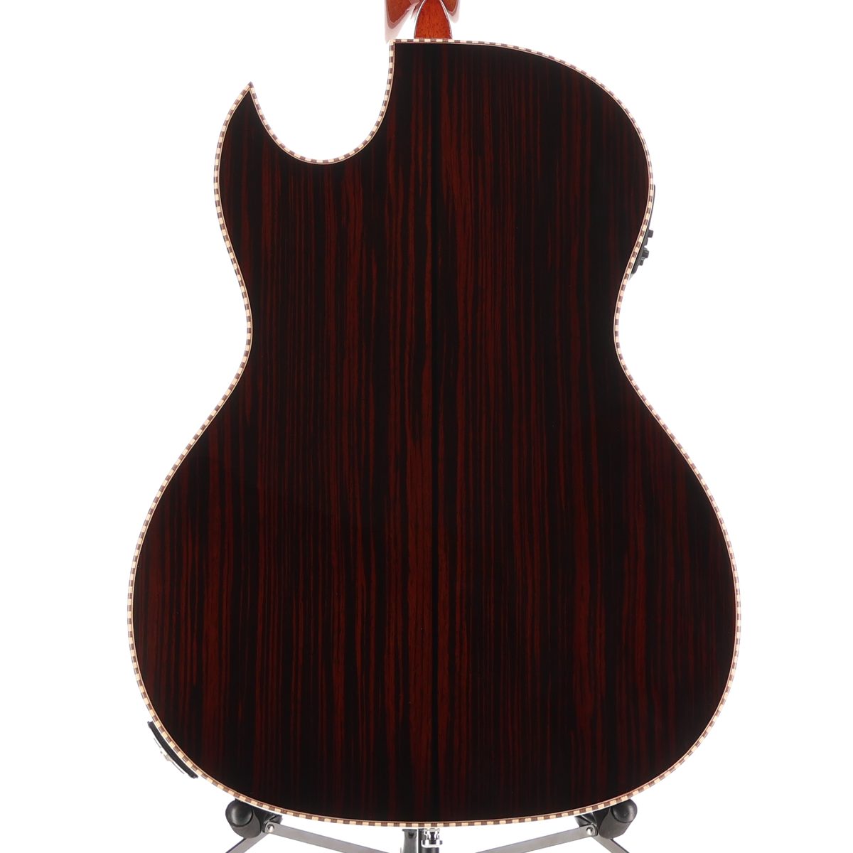 Oscar Schmidt Bajo Quinto A/E Quilt Sapele - Transparent Black (F9) (49083)
