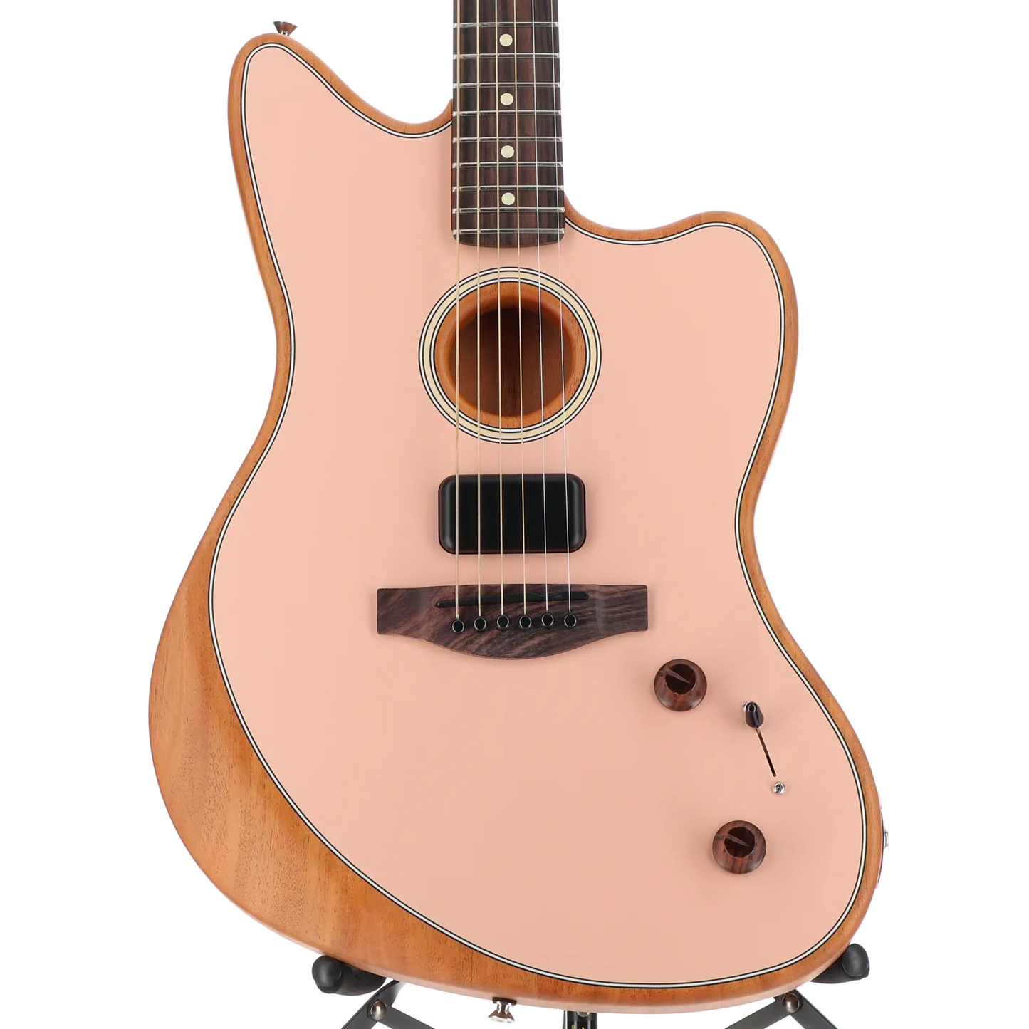 Acoustasonic Player Jazzmaster, Rosewood Fingerboard, Shell Pink (S9) (17447)