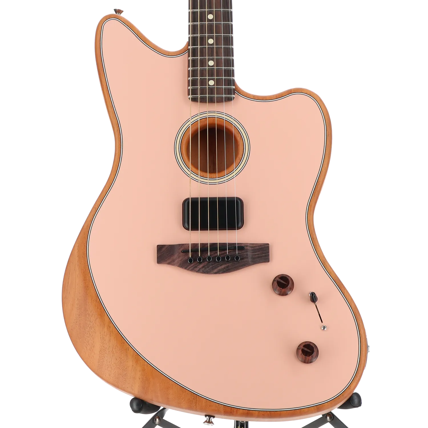 Acoustasonic Player Jazzmaster, Rosewood Fingerboard, Shell Pink (S9) (17447)