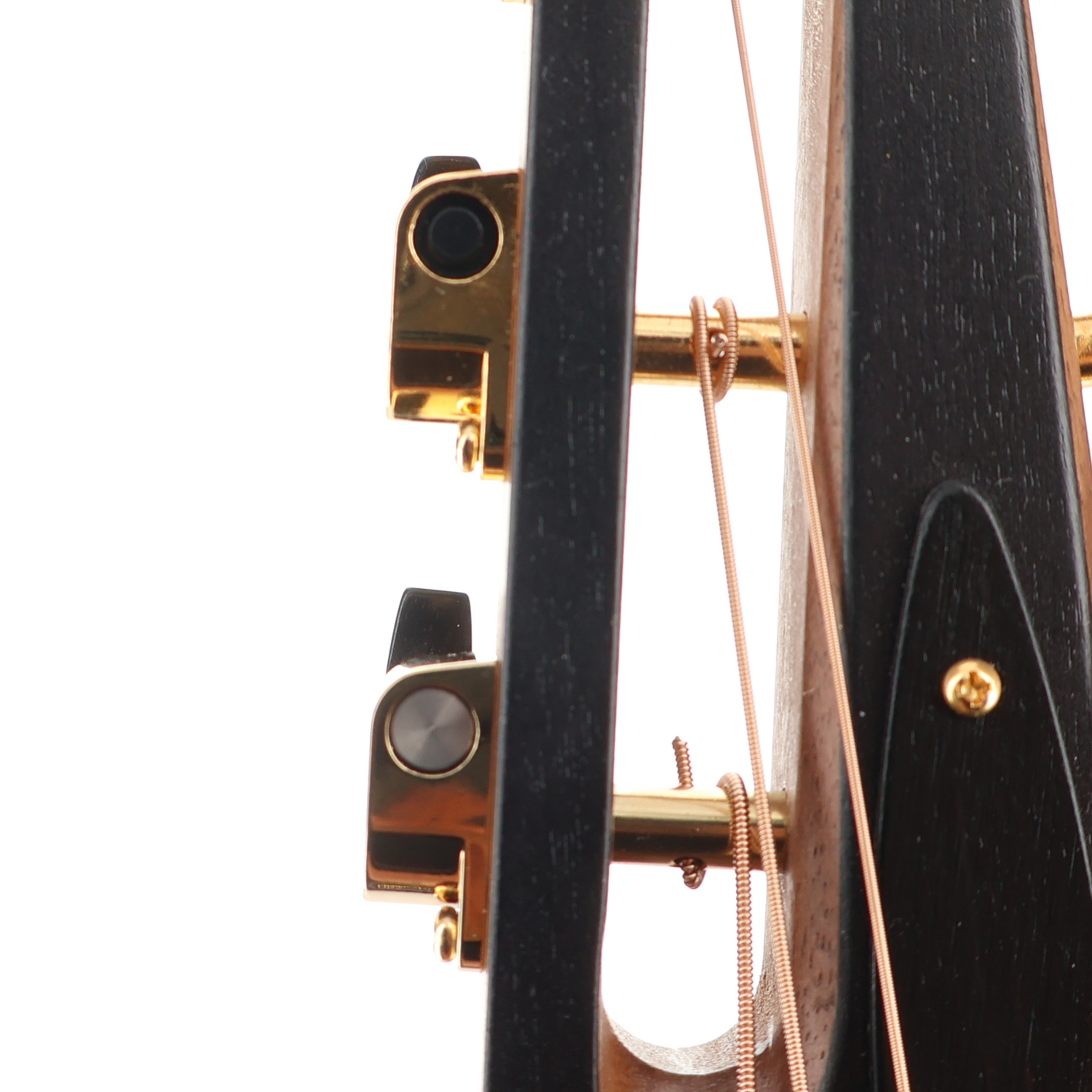 Adamas Spalted Maple Limited Edition, Deep Contour Acoustic-Electric Guitar - Black Satin Copper Metal Flake (SR) (22701)