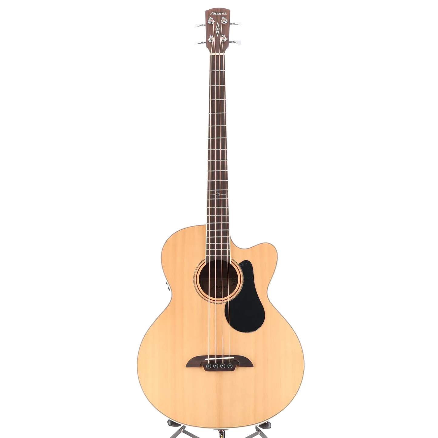 Alvarez AB60CE Acoustic-electric Bass Guitar, Spruce Top, LR Baggs StagePro Bronze Pickup/EQ - Natural (I9) (99041)