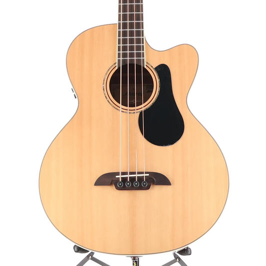 Alvarez AB60CE Acoustic-electric Bass Guitar, Spruce Top, LR Baggs StagePro Bronze Pickup/EQ - Natural (I9) (99041)