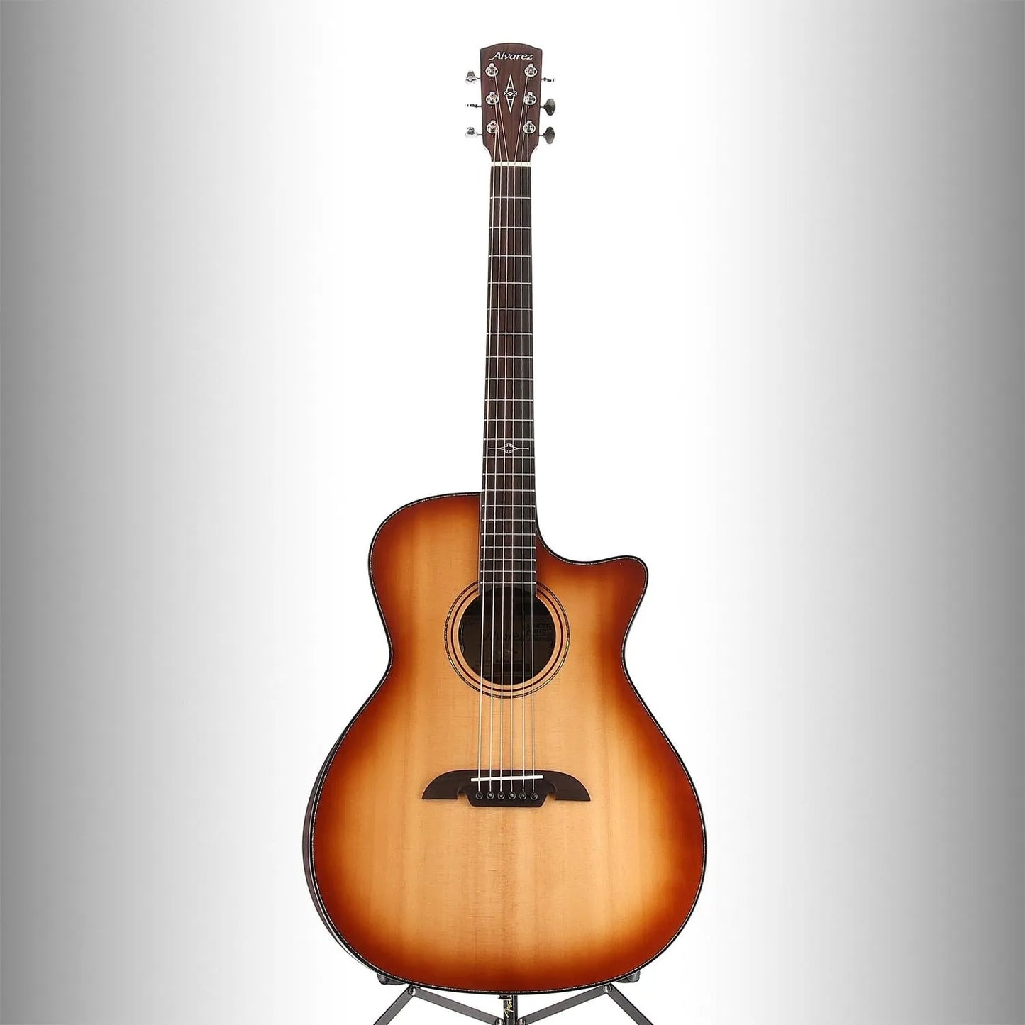 Alvarez MG70ce Custom 6-string Acoustic-electric Guitar with Spruce Top, Rosewood Back and Sides, Mahogany Neck, and Rosewood Fingerboard - Shadowburst (RC1) (09012)